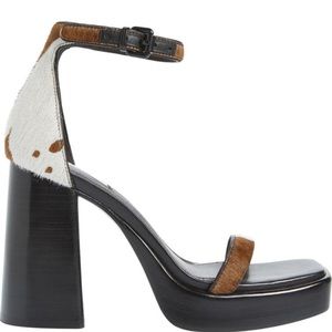 Rag & Bone - Cow print chunk your heels - size: 38 NEW - never worn